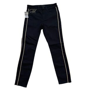 Mavi gold Tess high rise super skinny crop jeans black 27